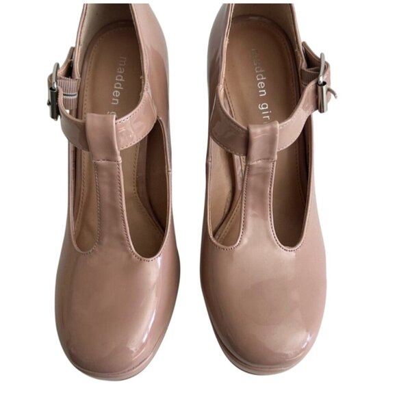 Madden Girl T-Strap Platform Pumps 7.5 - Picture 2 of 8